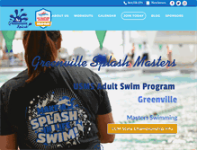 Tablet Screenshot of greenvillesplash.com